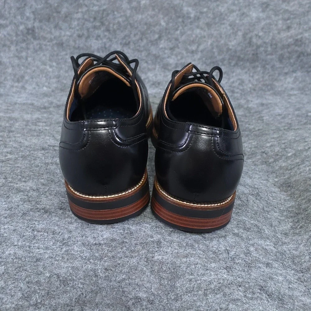 Dockers Men's Belson Black Leather Dress Shoes Supreme Comfort size 8 M 90-36294
